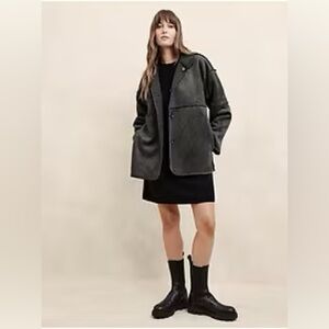 NWT BANANA REPUBLIC REVERSIBLE SHERPA JACKET